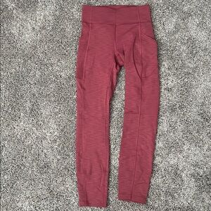 Lululemon Invigorate Leggings with Pockets. 25” inseam. Like new condition.